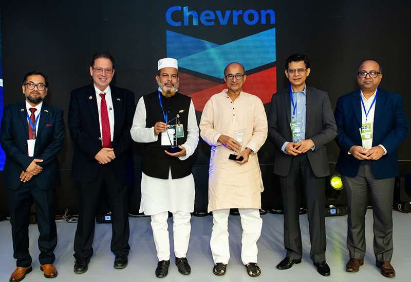 Guests at the 25-year anniversary celebration event of Chevron Bangladesh.